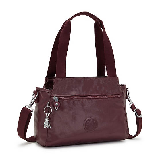 Kipling Elysia Metallic Schoudertassen Bordeaux | België 1809OK